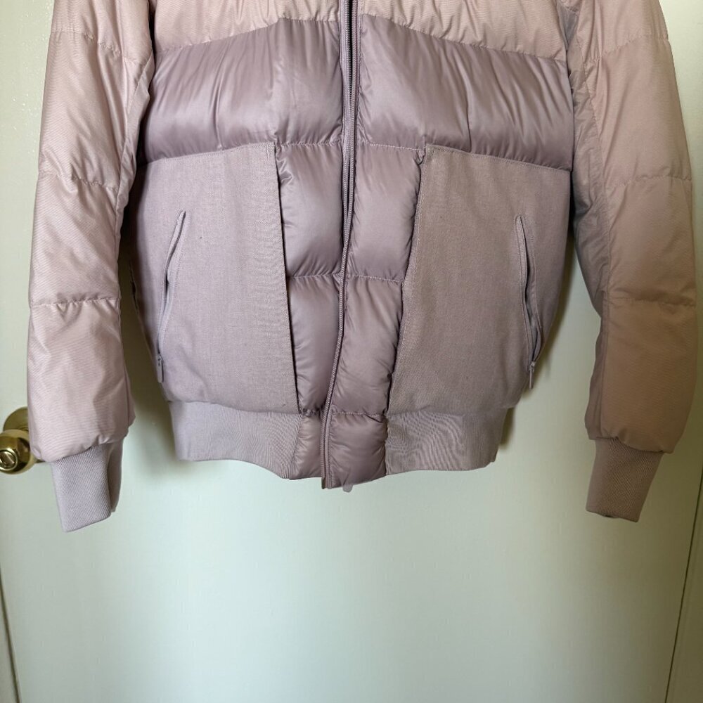 Lululemon Roam Far Reversible Wool Bomber Jacket In Porcelain Pink US 2​​​​ - Picture 4 of 8